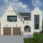 new home elevation rendering charlotte nc