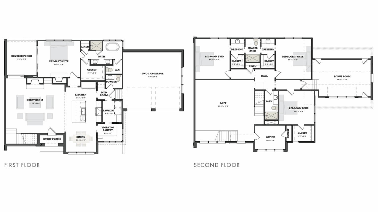 Unit A floor plan at Tetra at Laurel in Charlotte