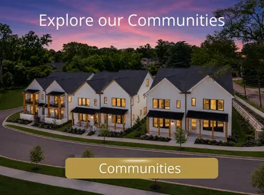 Copper townhomes at dusk: explore our communities